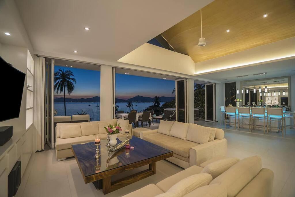 Villa Nirvana - Beachfront Tropical Chic 4Br Haven In Cape Panwa, Phuket Ban Makham Dış mekan fotoğraf