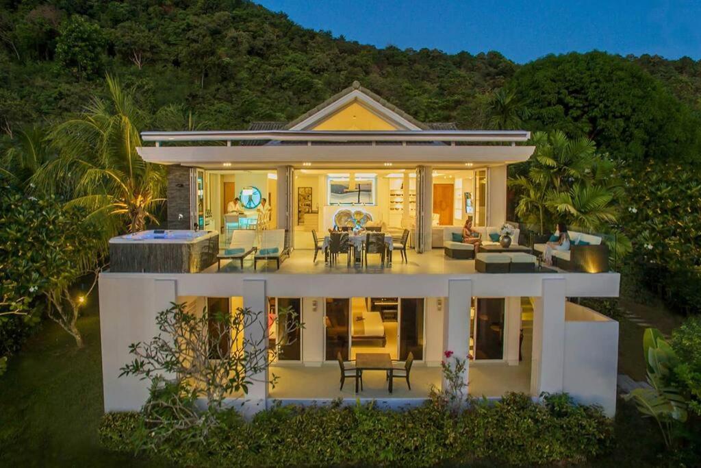 Villa Nirvana - Beachfront Tropical Chic 4Br Haven In Cape Panwa, Phuket Ban Makham Dış mekan fotoğraf